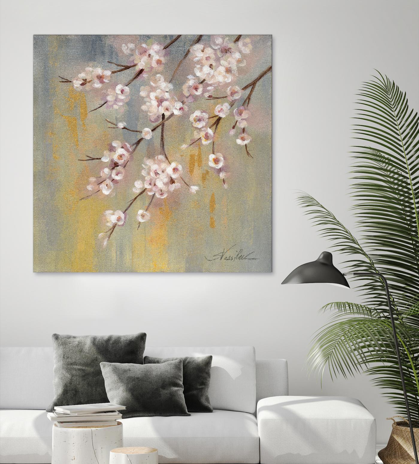 Cherry Cloud I by Silvia Vassileva on GIANT ART - yellow floral