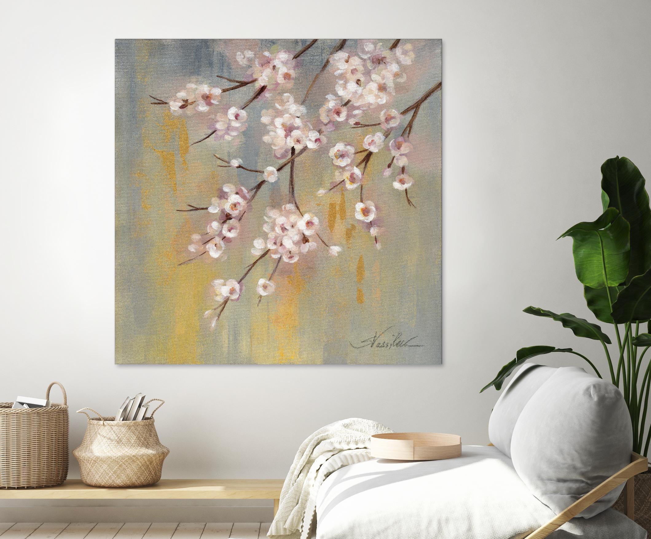 Cherry Cloud I by Silvia Vassileva on GIANT ART - yellow floral