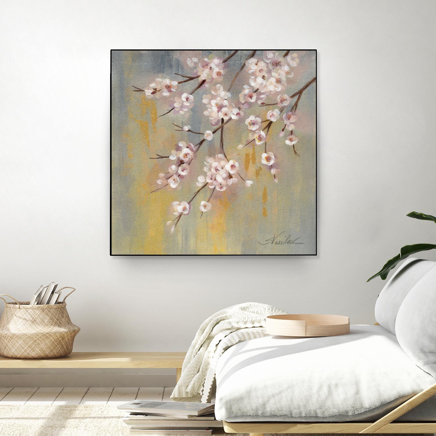 Cherry Cloud I by Silvia Vassileva on GIANT ART - yellow floral