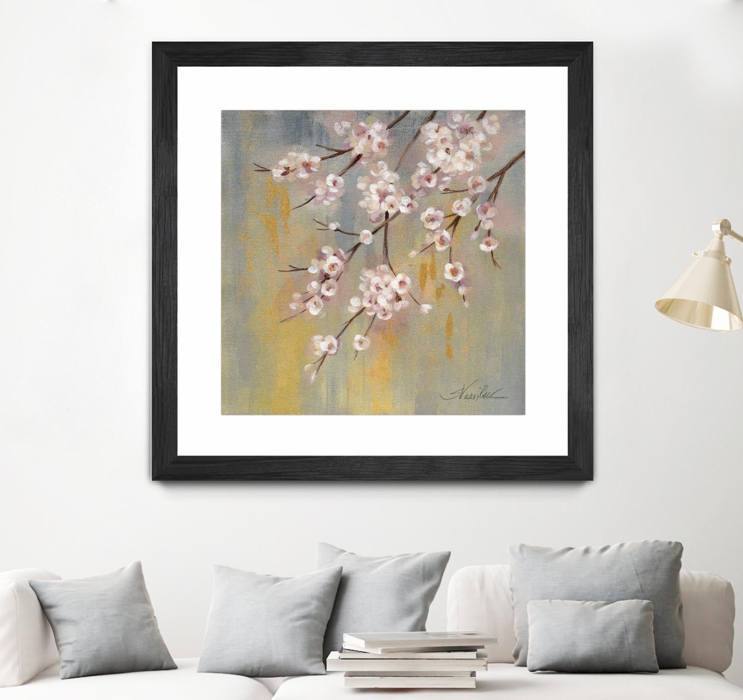 Cherry Cloud I by Silvia Vassileva on GIANT ART - yellow floral