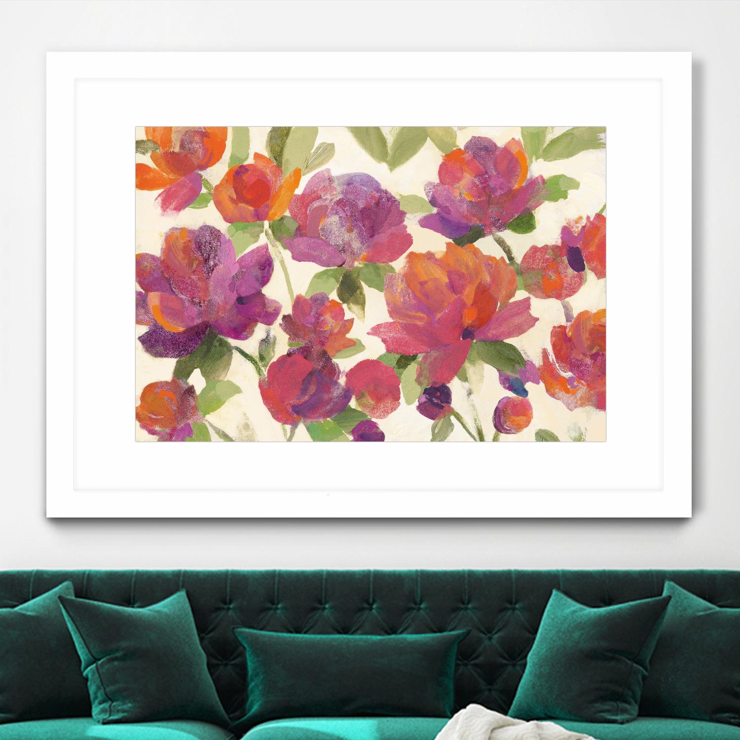 Garden Delight III by Albena Hristova on GIANT ART - green floral