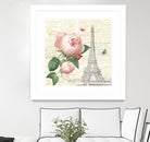Roses in Paris IV by Katie Pertiet on GIANT ART - beige floral