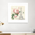 Roses in Paris IV by Katie Pertiet on GIANT ART - beige floral