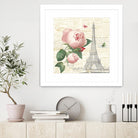 Roses in Paris IV by Katie Pertiet on GIANT ART - beige floral