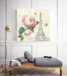 Roses in Paris IV by Katie Pertiet on GIANT ART - beige floral