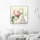 Roses in Paris IV by Katie Pertiet on GIANT ART - beige floral