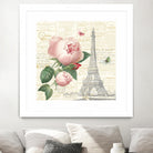 Roses in Paris IV by Katie Pertiet on GIANT ART - beige floral