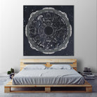 Night Sky Zodiac by Sara Zieve Miller on GIANT ART - grey maps
