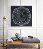 Night Sky Zodiac by Sara Zieve Miller on GIANT ART - grey maps