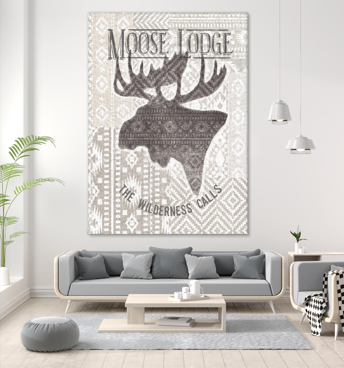 Soft Lodge V by Janelle Penner on GIANT ART - beige country look