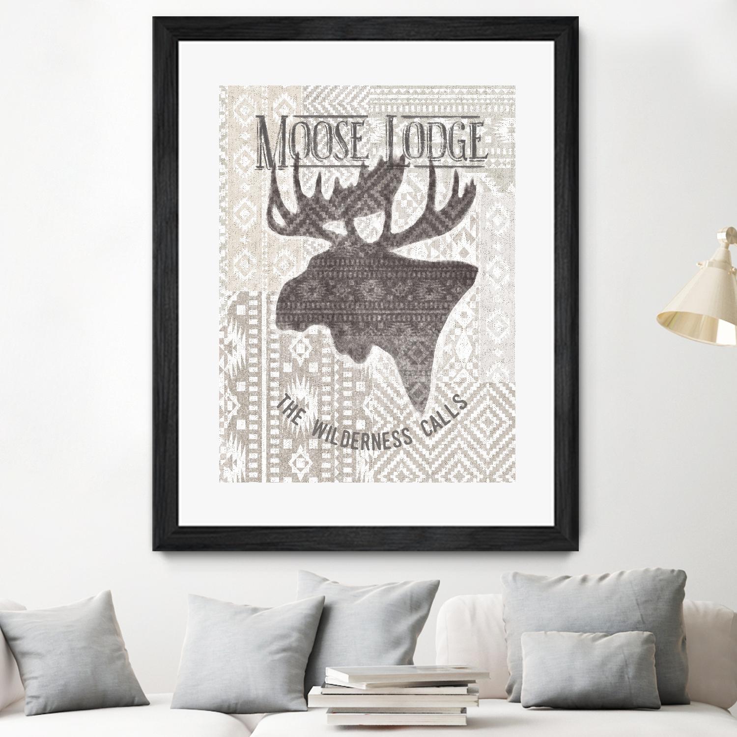 Soft Lodge V by Janelle Penner on GIANT ART - beige country look