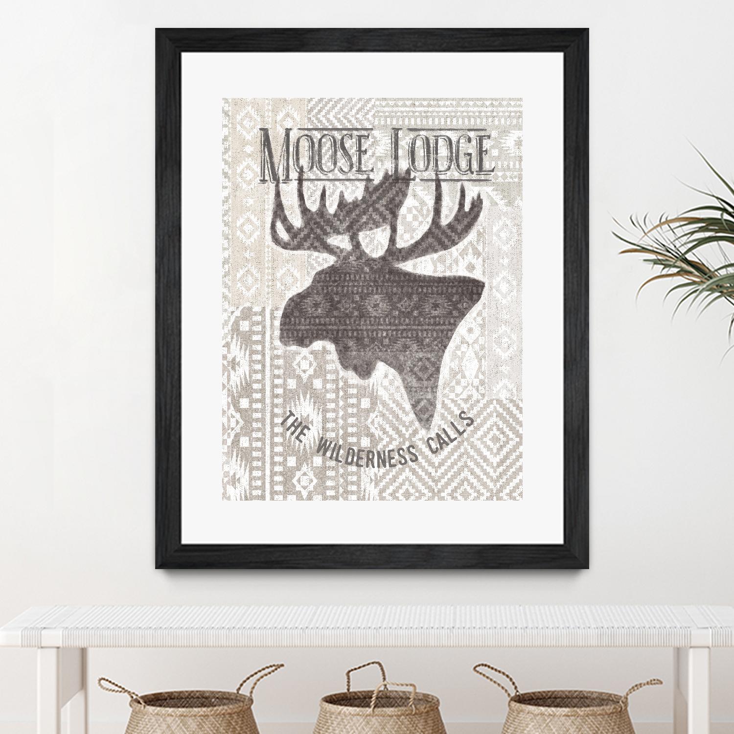 Soft Lodge V by Janelle Penner on GIANT ART - beige country look