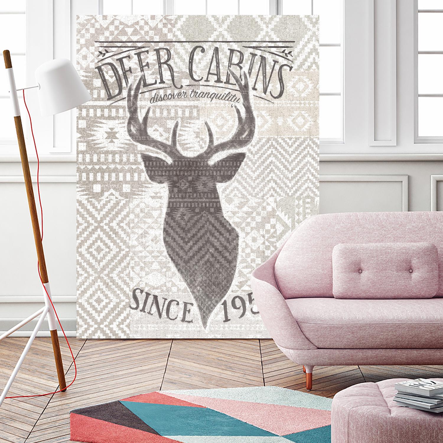 Soft Lodge VI by Janelle Penner on GIANT ART - beige country look