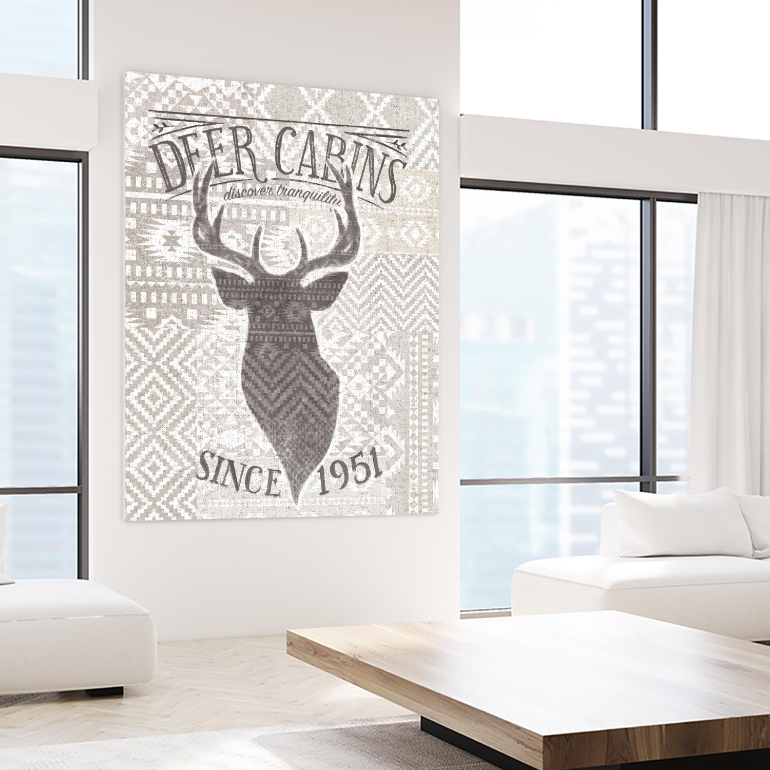 Soft Lodge VI by Janelle Penner on GIANT ART - beige country look