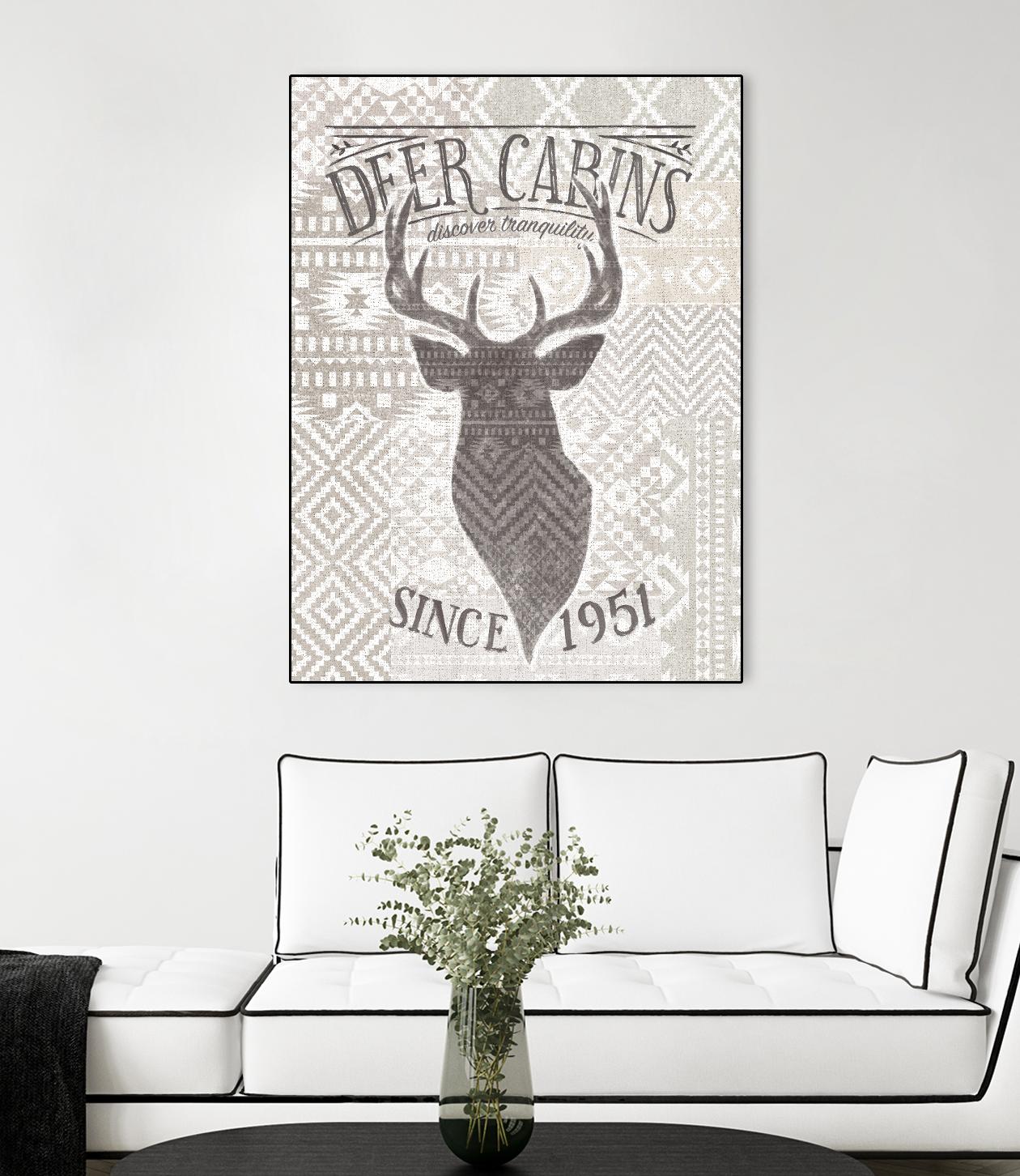 Soft Lodge VI by Janelle Penner on GIANT ART - beige country look