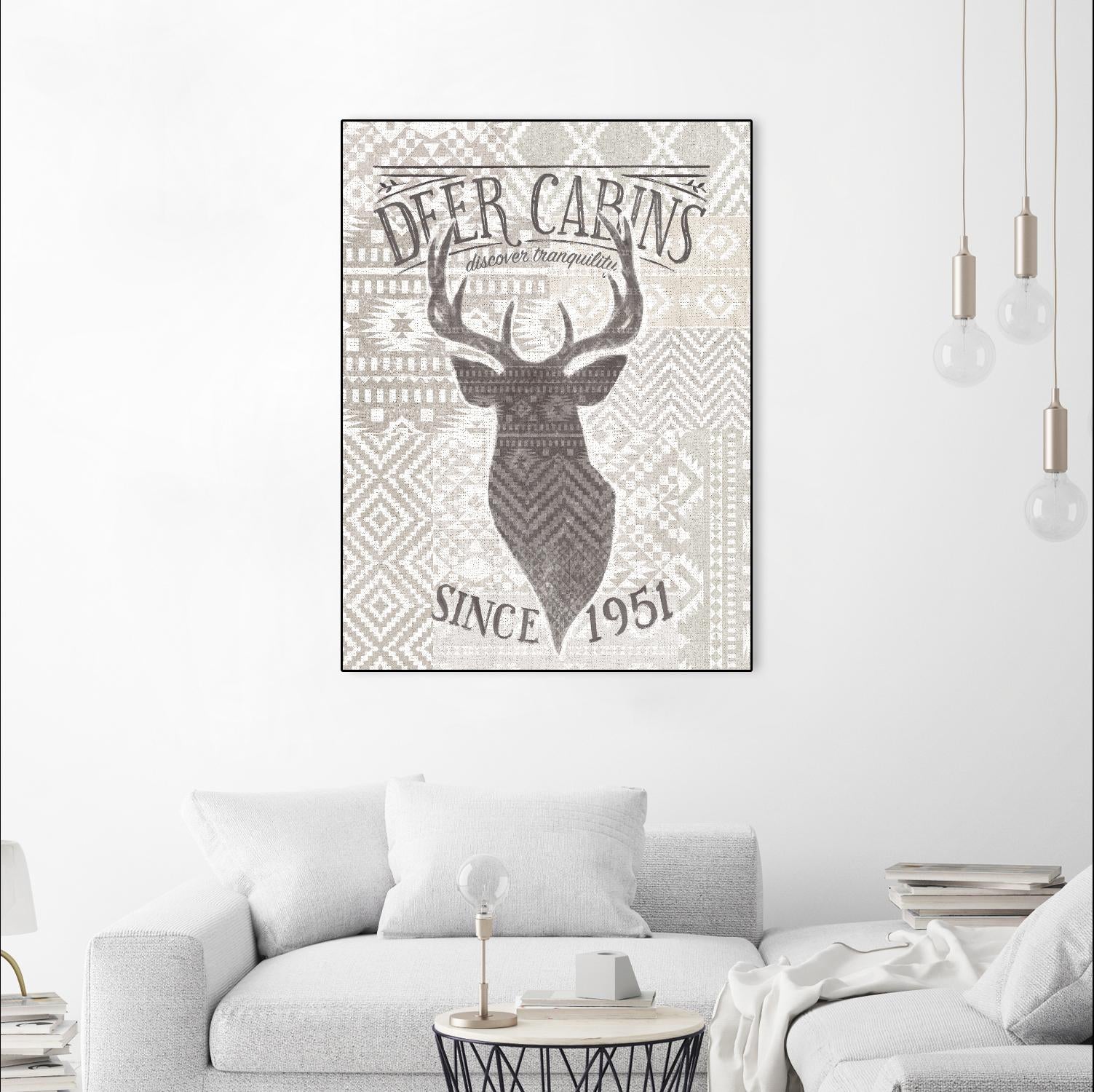 Soft Lodge VI by Janelle Penner on GIANT ART - beige country look