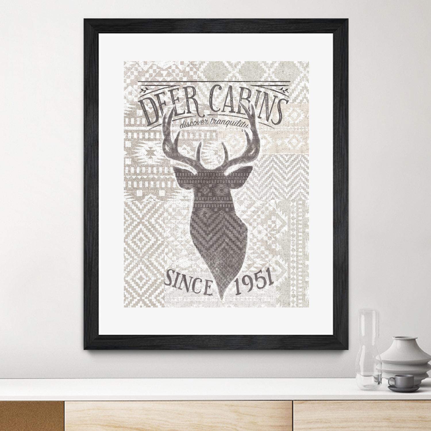 Soft Lodge VI by Janelle Penner on GIANT ART - beige country look