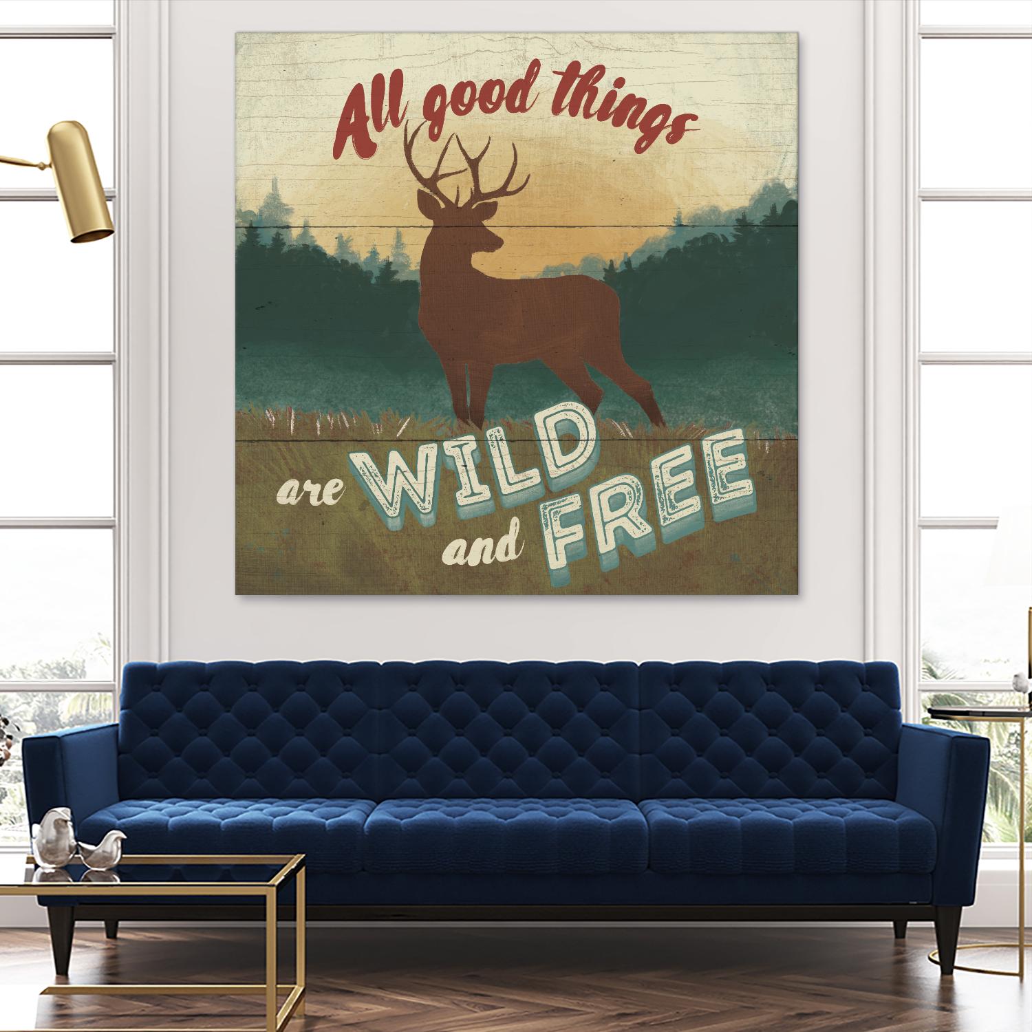 Discover the Wild VI by Janelle Penner on GIANT ART - green country look