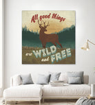 Discover the Wild VI by Janelle Penner on GIANT ART - green country look