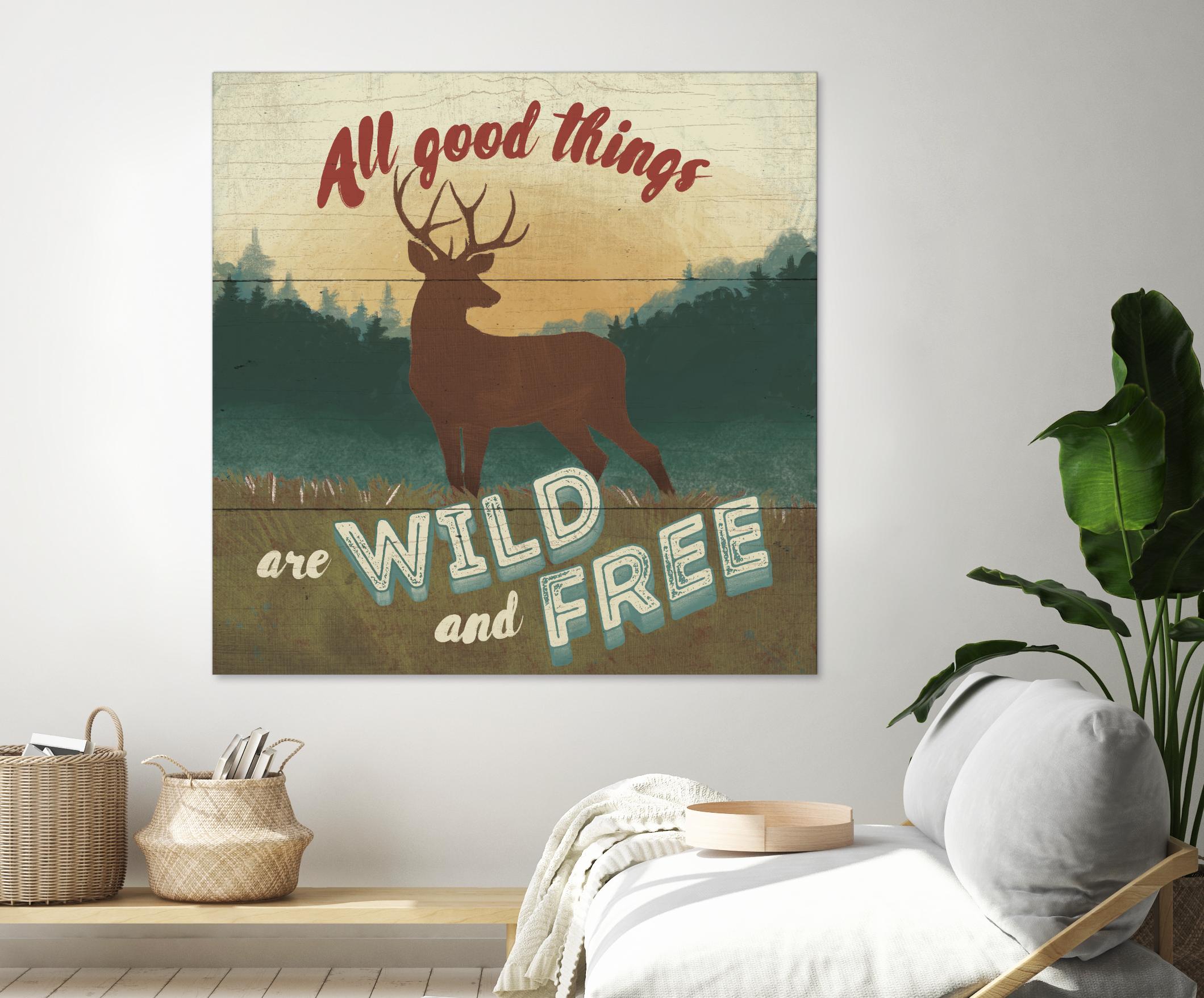 Discover the Wild VI by Janelle Penner on GIANT ART - green country look