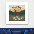Discover the Wild VI by Janelle Penner on GIANT ART - green country look