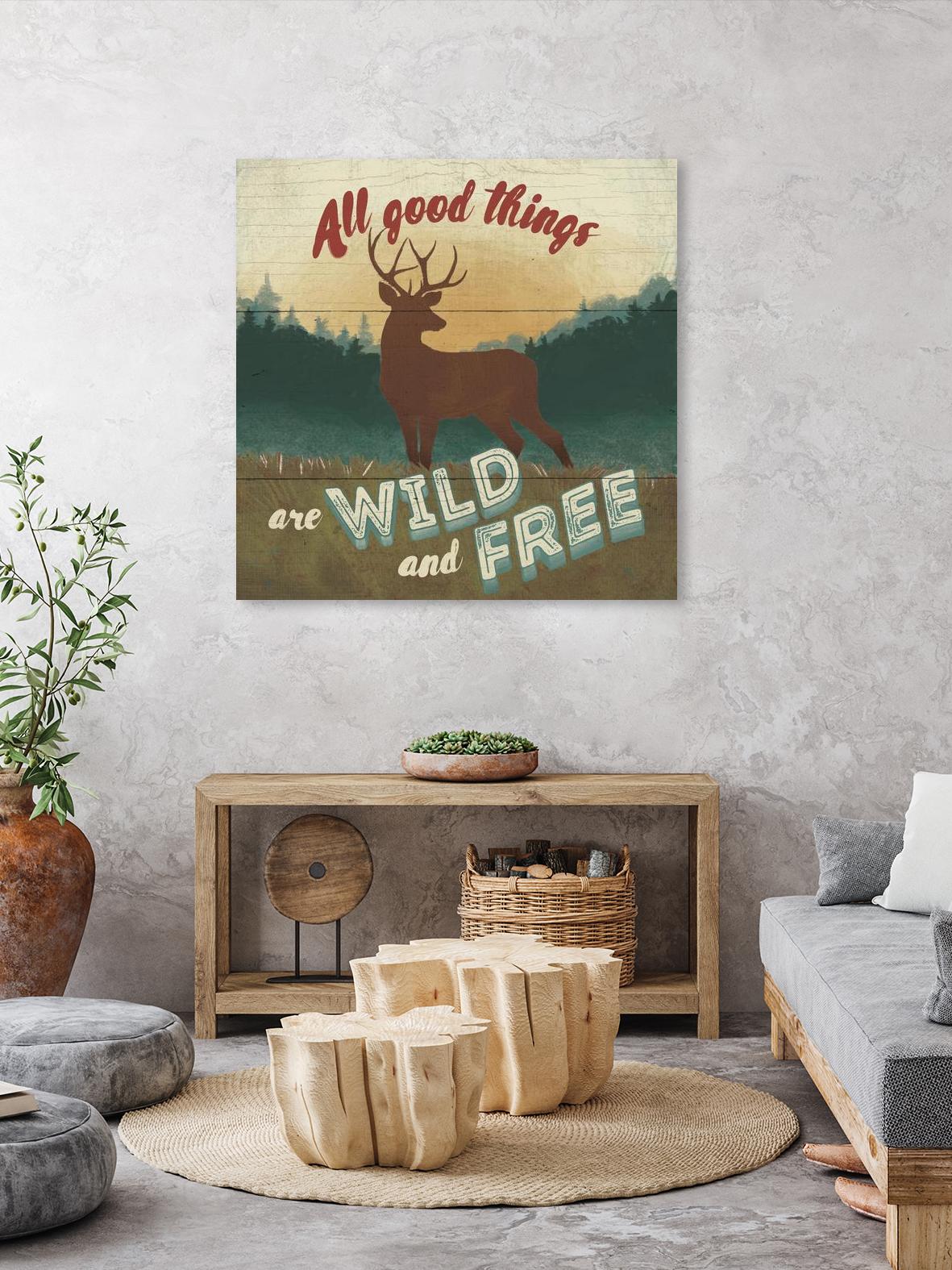 Discover the Wild VI by Janelle Penner on GIANT ART - green country look