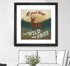 Discover the Wild VI by Janelle Penner on GIANT ART - green country look
