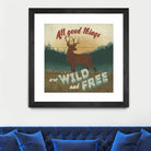 Discover the Wild VI by Janelle Penner on GIANT ART - green country look