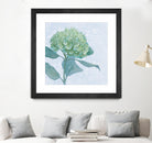 Blue Hydrangea I by Beth Grove on GIANT ART - green floral