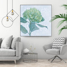 Blue Hydrangea I by Beth Grove on GIANT ART - green floral