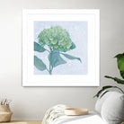 Blue Hydrangea I by Beth Grove on GIANT ART - green floral