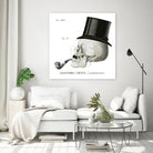 Dandy Bones II by Sue Schlabach on GIANT ART - white vintage