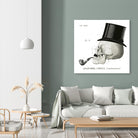 Dandy Bones II by Sue Schlabach on GIANT ART - white vintage