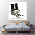 Dandy Bones III by Sue Schlabach on GIANT ART - white vintage