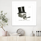 Dandy Bones III by Sue Schlabach on GIANT ART - white vintage