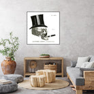 Dandy Bones III by Sue Schlabach on GIANT ART - white vintage