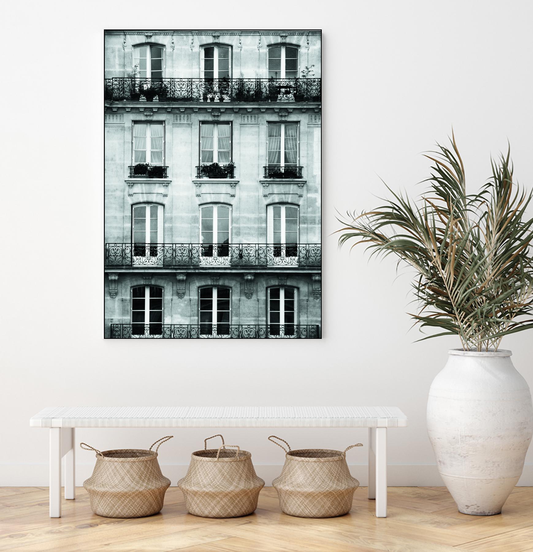 Across the Street II by Laura Marshall on GIANT ART - black architectural