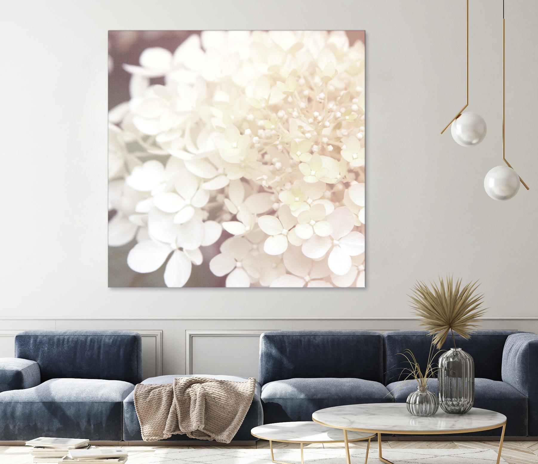 Hydrangea Dream II by Laura Marshall on GIANT ART - grey floral