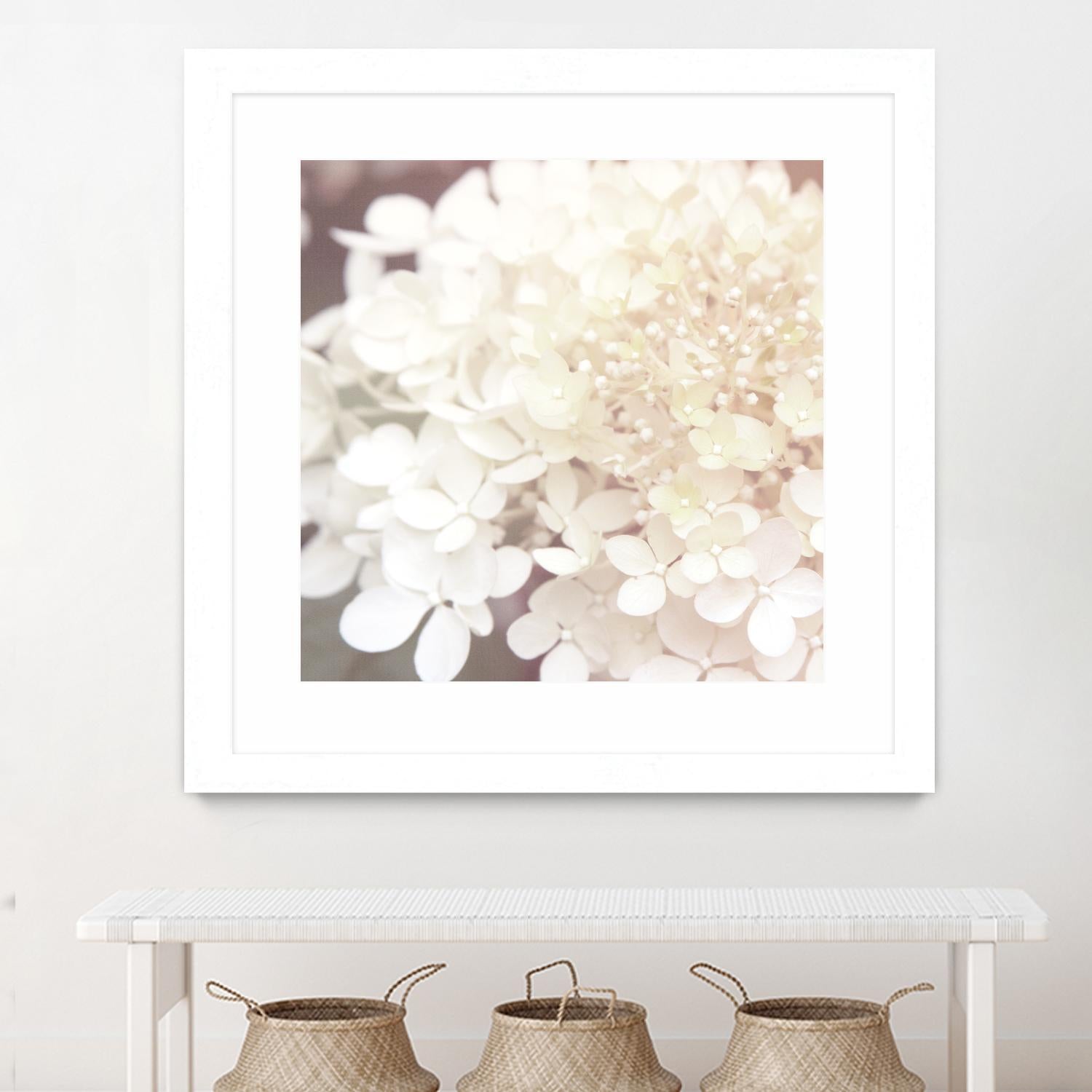 Hydrangea Dream II by Laura Marshall on GIANT ART - grey floral