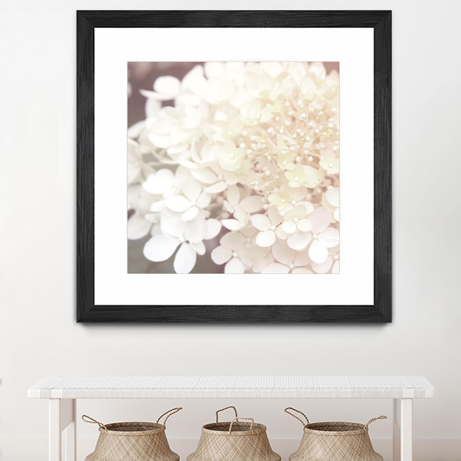 Hydrangea Dream II by Laura Marshall on GIANT ART - grey floral