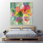 Colorful Garden II by Silvia Vassileva on GIANT ART - green floral