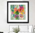 Colorful Garden II by Silvia Vassileva on GIANT ART - green floral