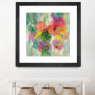Colorful Garden II by Silvia Vassileva on GIANT ART - green floral