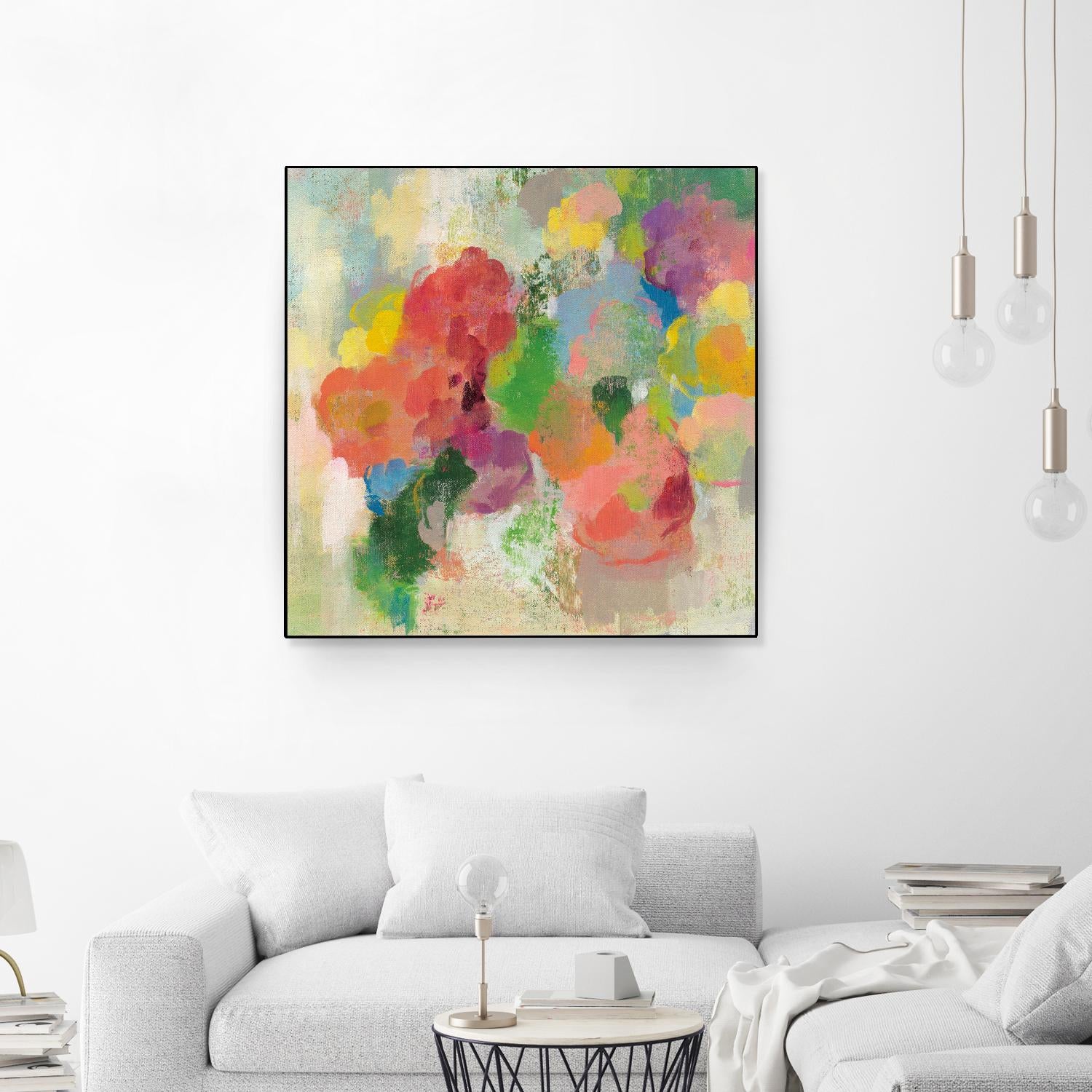 Colorful Garden III by Silvia Vassileva on GIANT ART - green floral