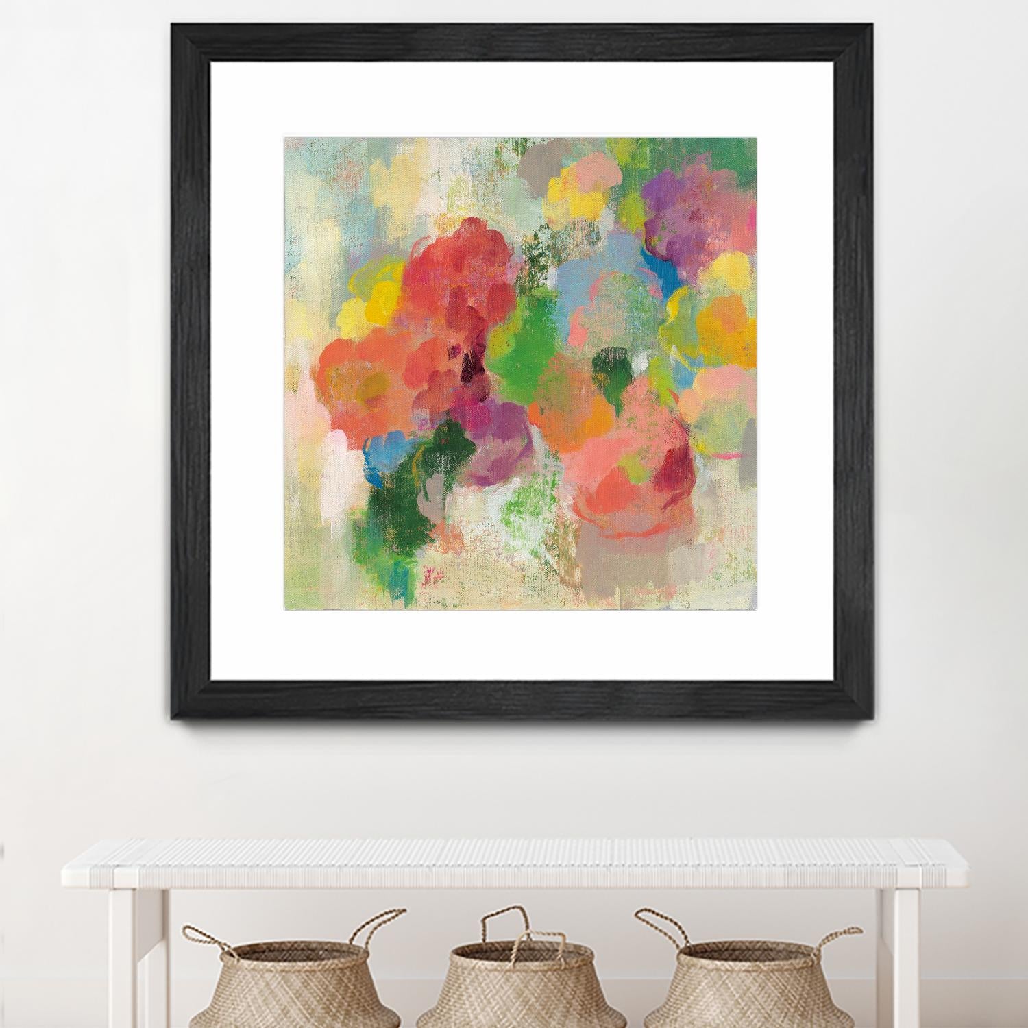 Colorful Garden III by Silvia Vassileva on GIANT ART - green floral