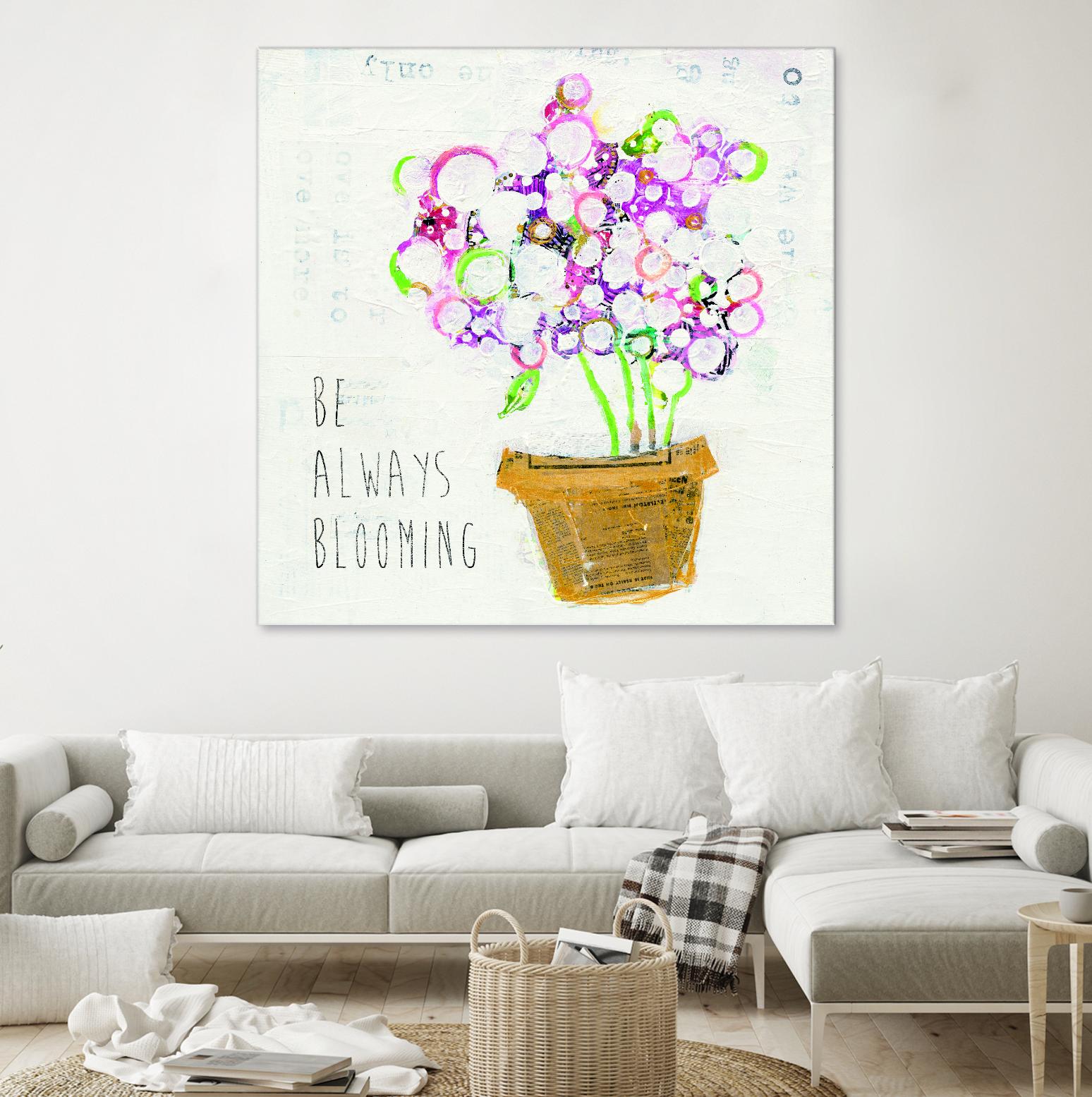 The Sweetness Inspiration by Kellie Day on GIANT ART - beige floral