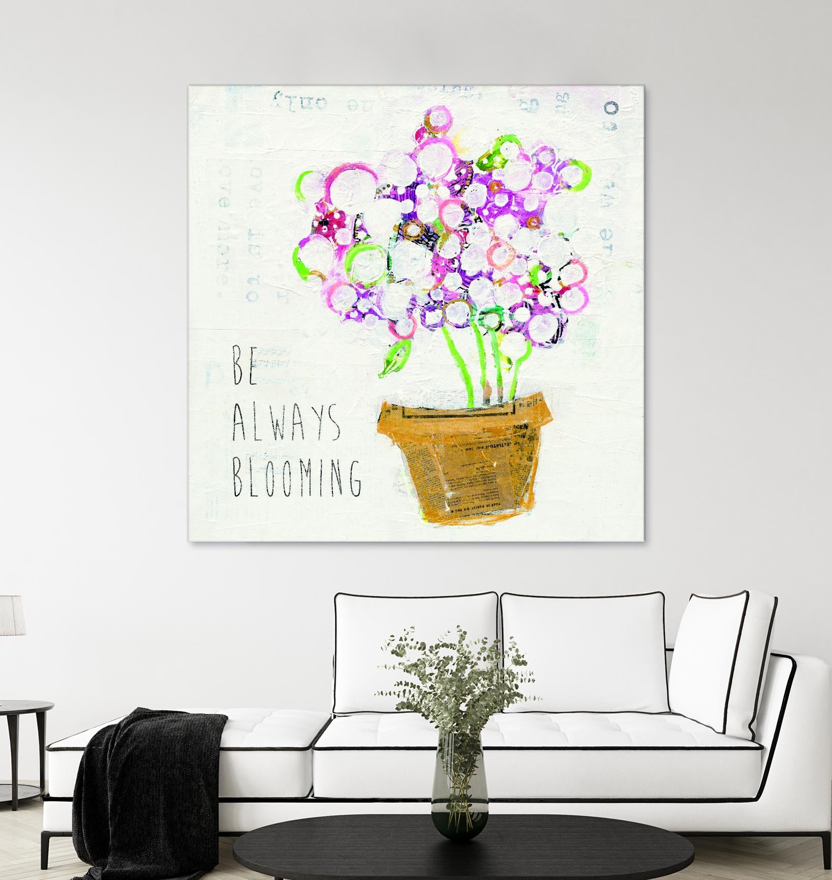 The Sweetness Inspiration by Kellie Day on GIANT ART - beige floral