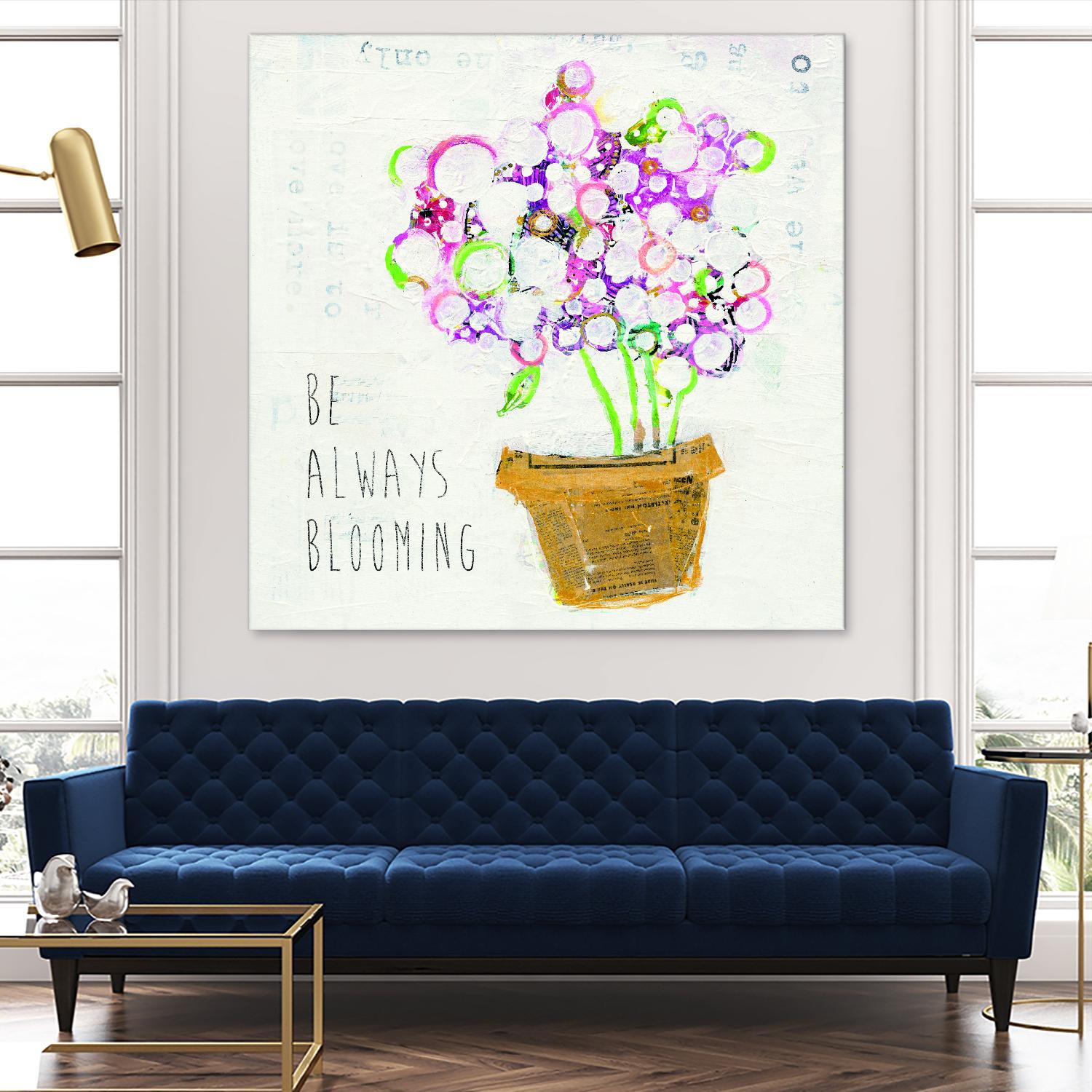 The Sweetness Inspiration by Kellie Day on GIANT ART - beige floral