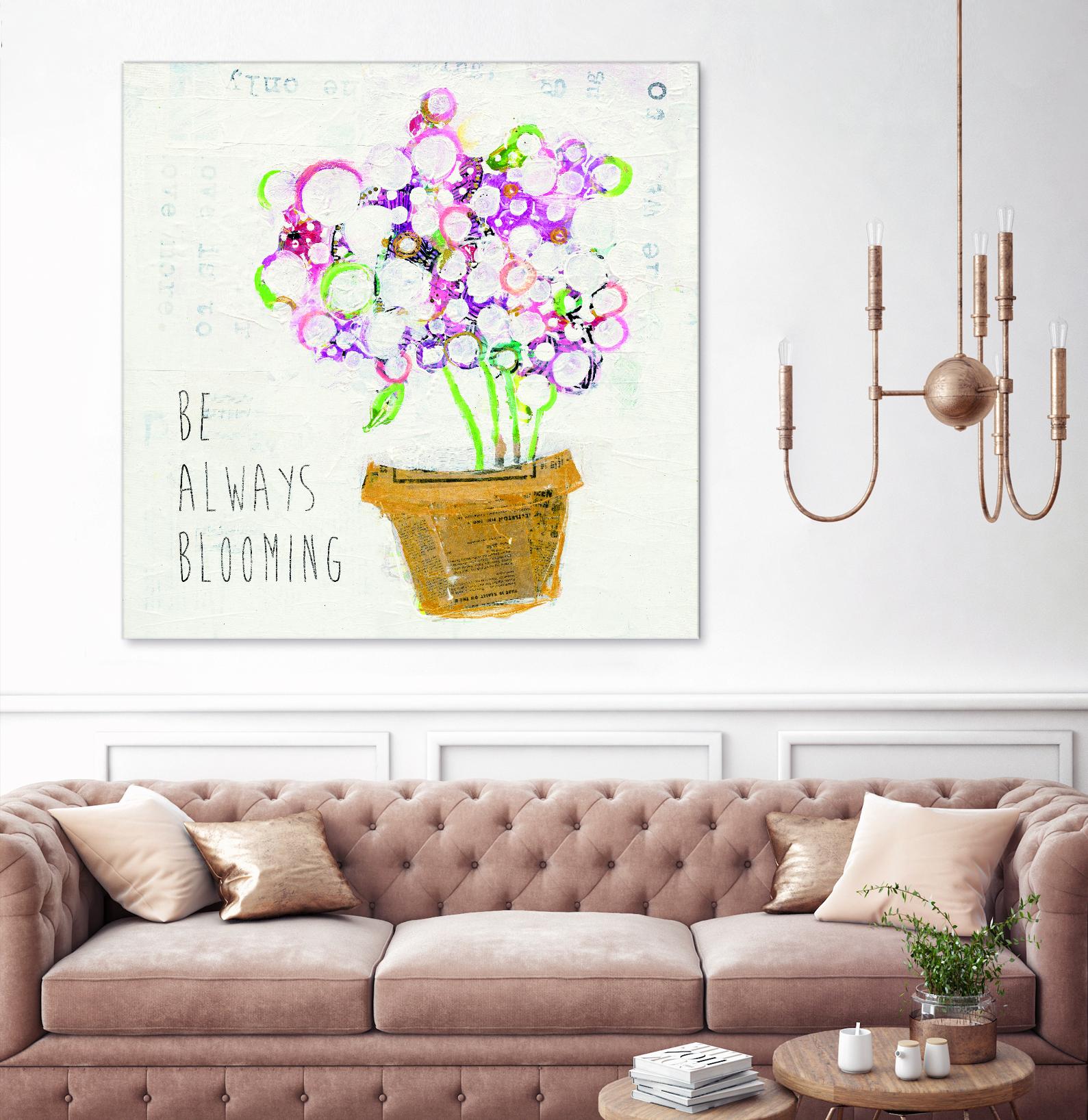 The Sweetness Inspiration by Kellie Day on GIANT ART - beige floral