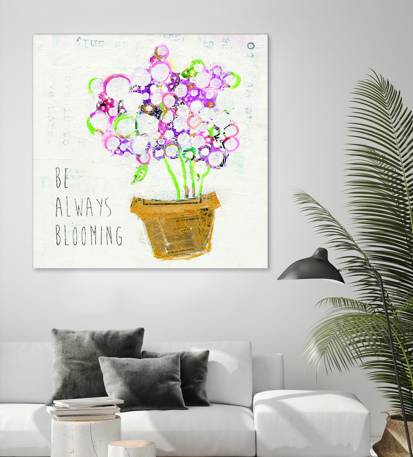 The Sweetness Inspiration by Kellie Day on GIANT ART - beige floral